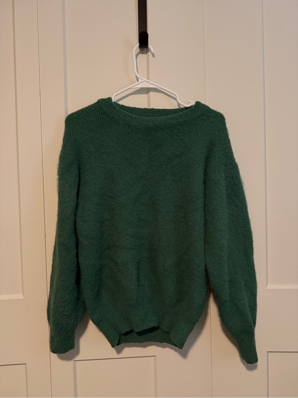 Cozy Emerald Green Crewneck Sweater